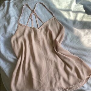 Abercrombie blush tank top size XS